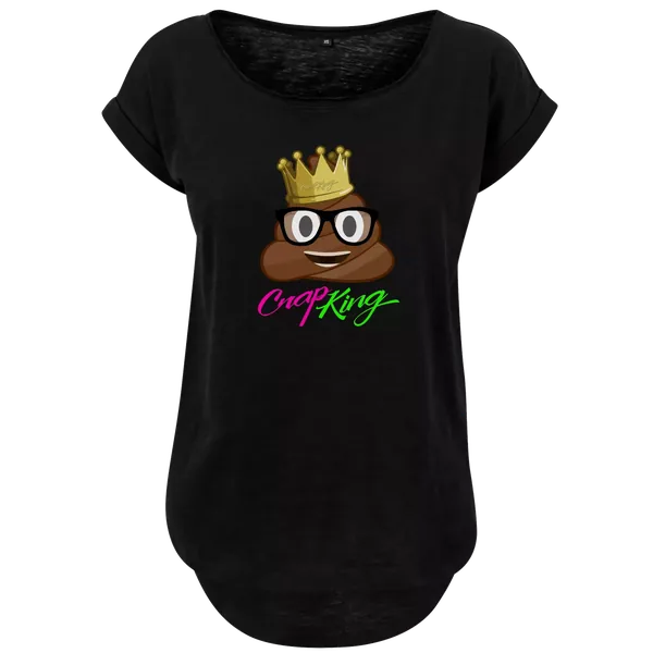 Ladies Long Slub Tee – CrapKing