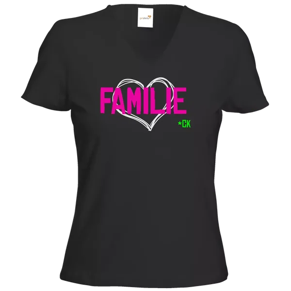 T-Shirt Damen V-Neck Classic – CK Familien Edt.