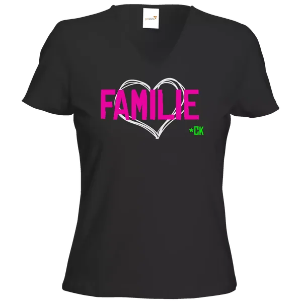 T-Shirt Damen V-Neck – CK Familien Edt.